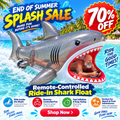 🦈🌊 Remote-Controlled Ride-In Shark Watercraft – Giant Inflatable Shark with Electric Propulsion & Wireless Control 🎮