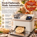 🍞 Smart Automatic Flatbread Maker 🥙 Just Add Flour & Water for Fresh Homemade