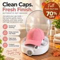 🧢 Automatic Hat Washer ✨ Gentle Cap Cleaning & High-Temperature Sanitizing Machine