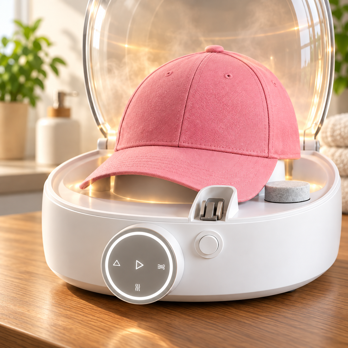 🧢 Automatic Hat Washer ✨ Gentle Cap Cleaning & High-Temperature Sanitizing Machine